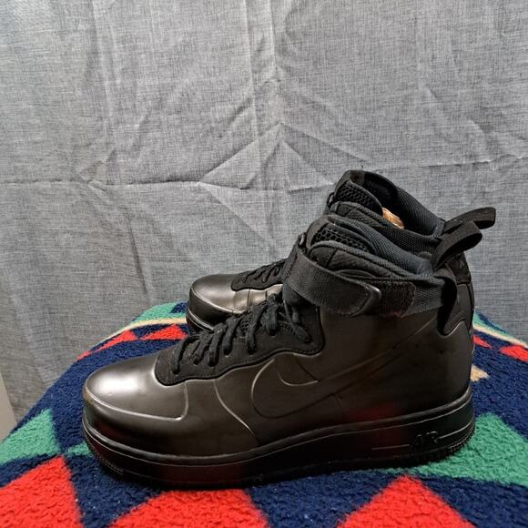 black foamposite air force 1